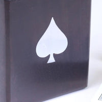 Harra Black Wood Playing Card Box