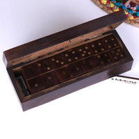 Mera Wooden Domino Set with Storage Box