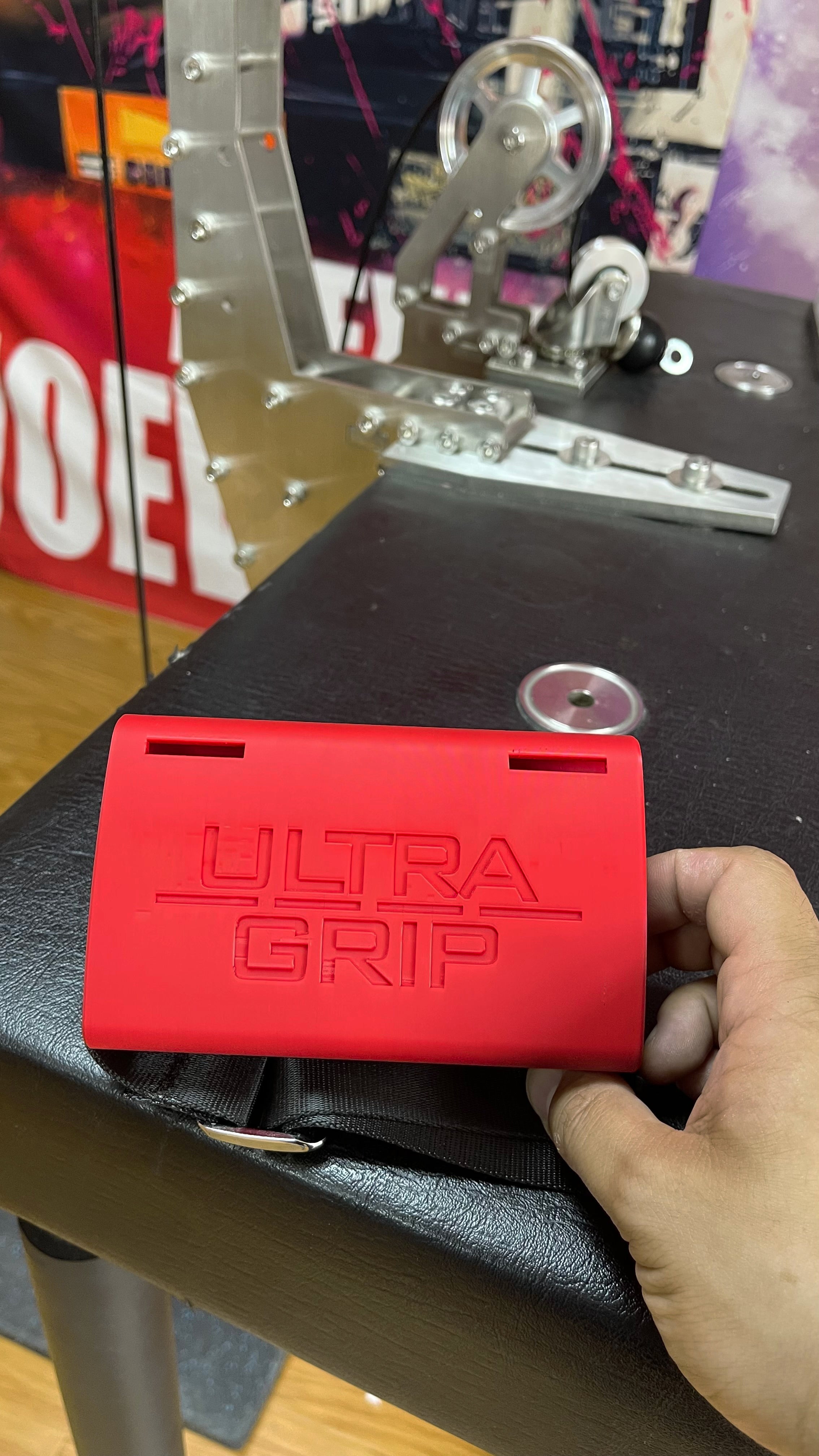 Ultra Grip Flat Hand Training Tool Arm Wrestling - With L-Bar Handle