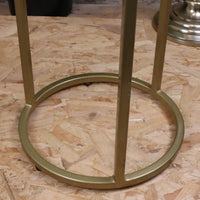 Bela Rose Quartz Side Table