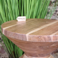 Ujha Totem Side Table Acacia Wood