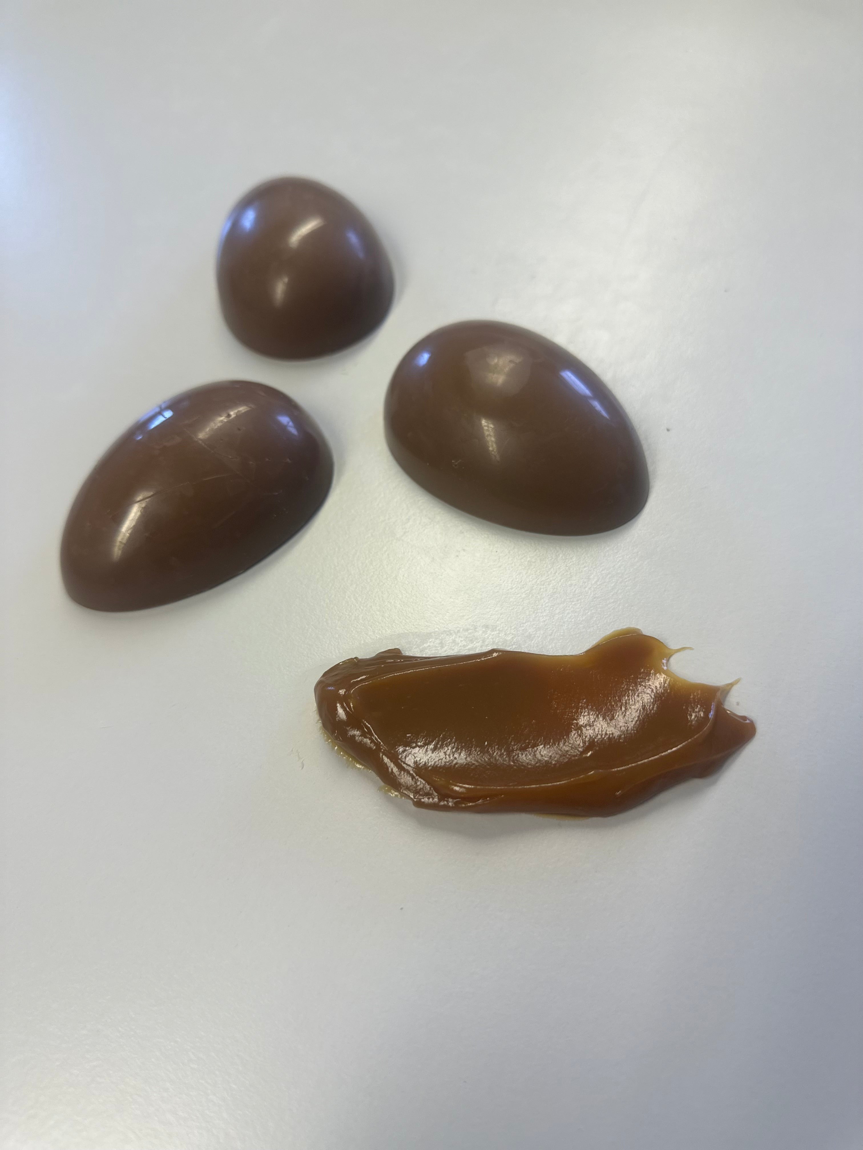 Caramel Filled Egg Half