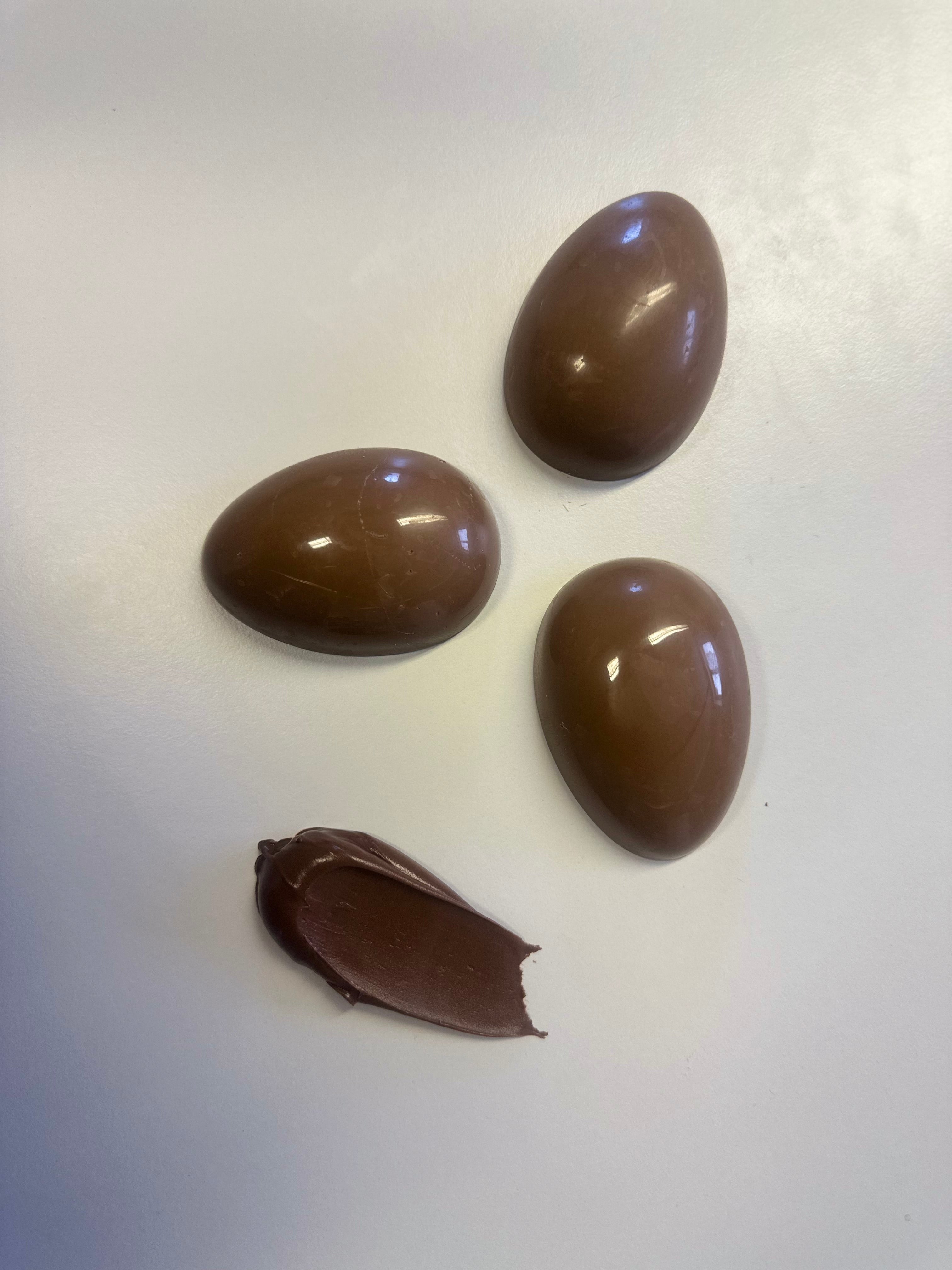 Milk Chocolate Hazelnut Filled Egg Half