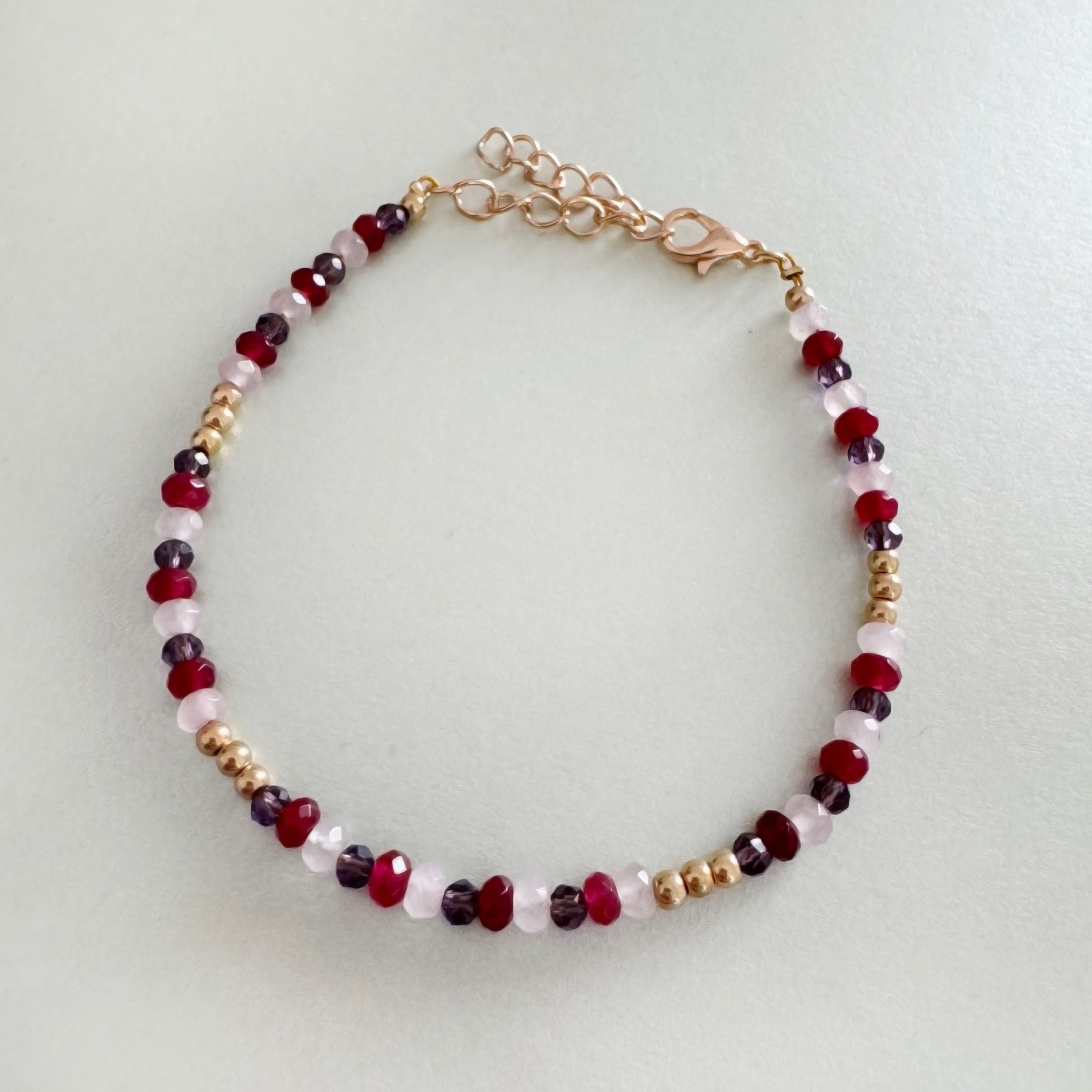 Chaya Amethyst Beaded Bracelet