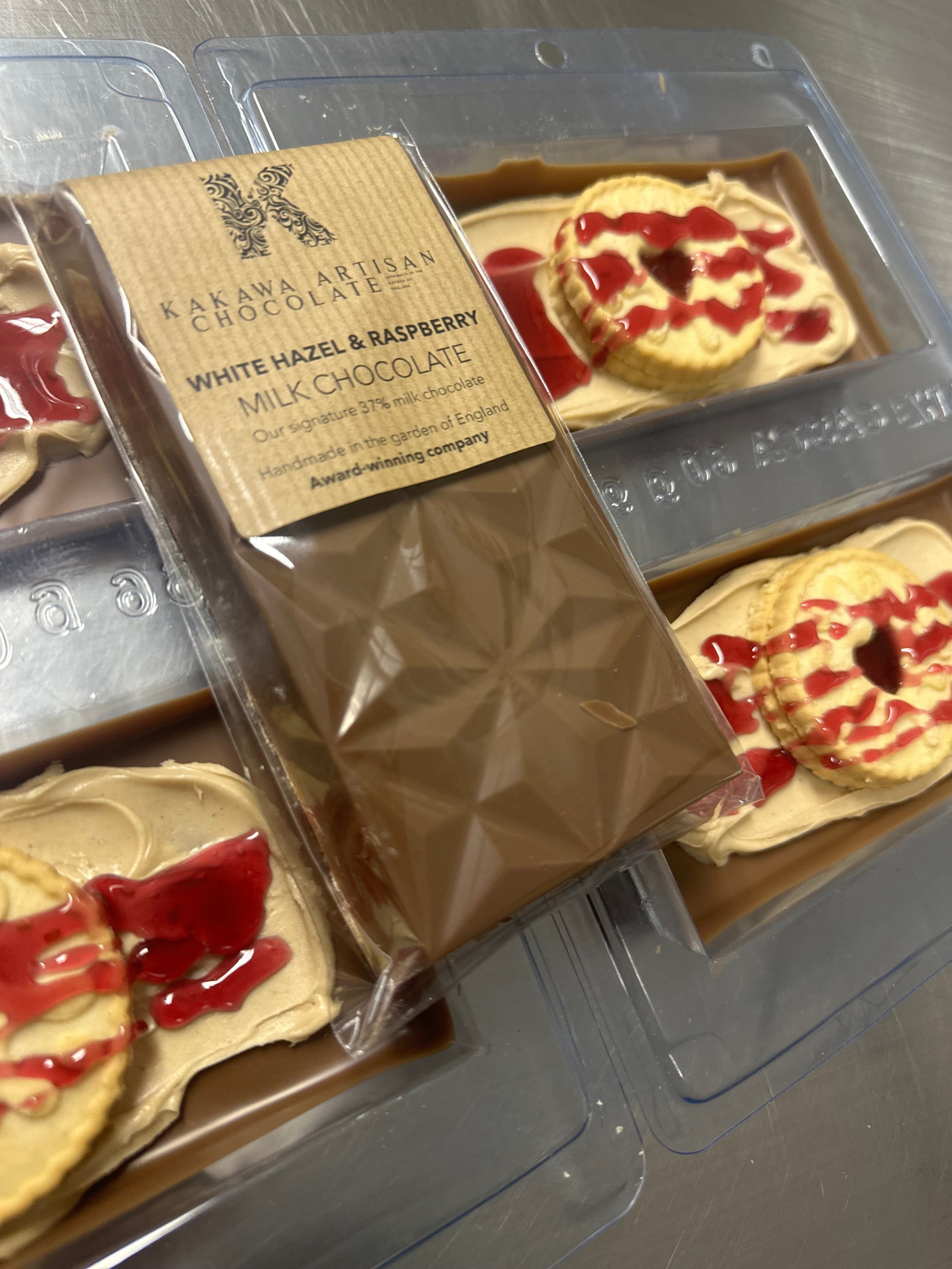 White Hazel & Raspberry Filled Slab