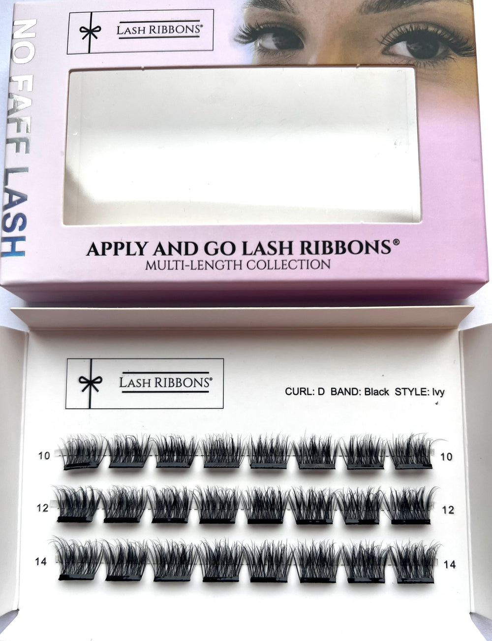 Pre-Glued Lash Clusters -  Faff Lash - Ivy