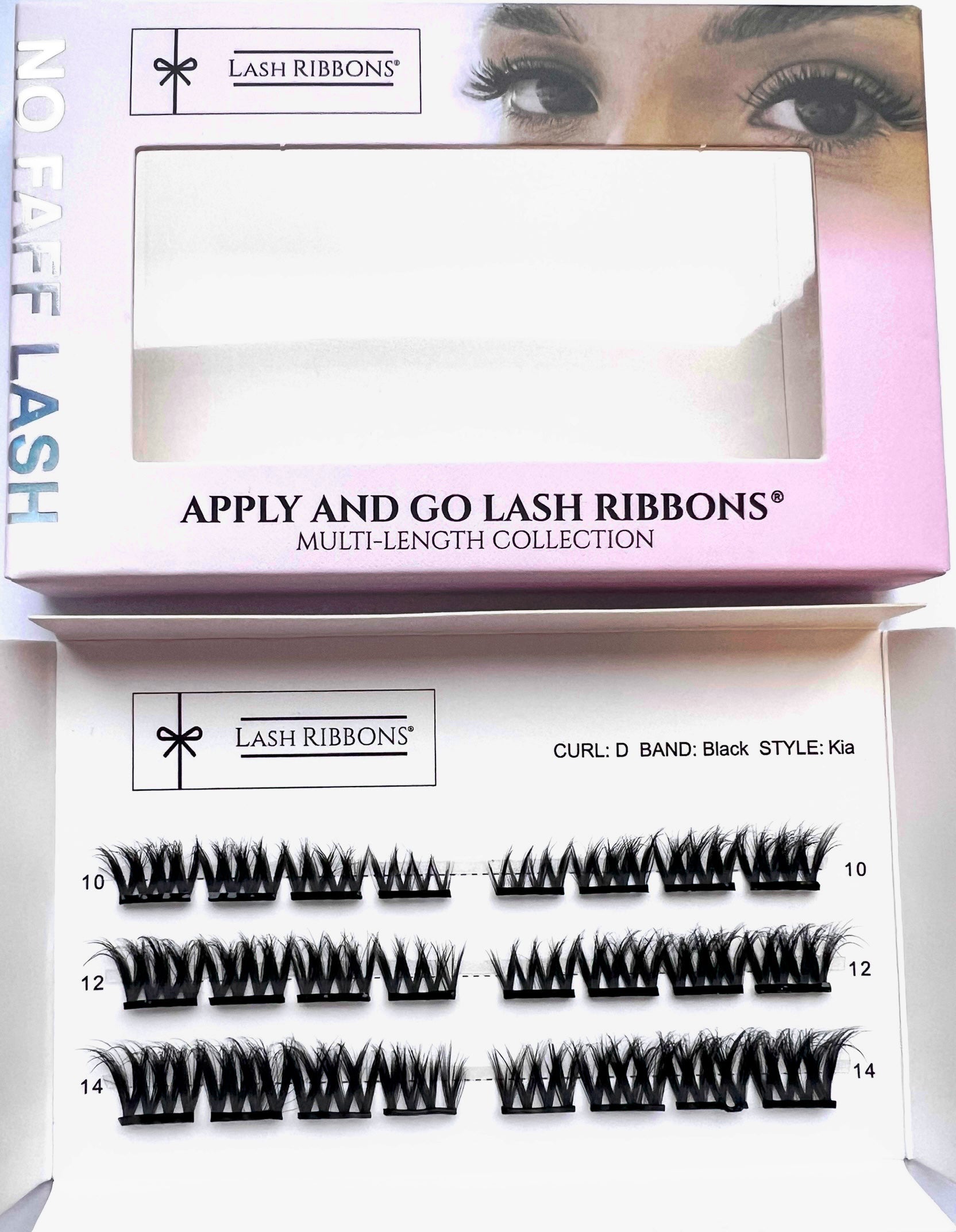 Self Adhesive Eyelashes - No Faff Lash - Kia Cat Eye Collection