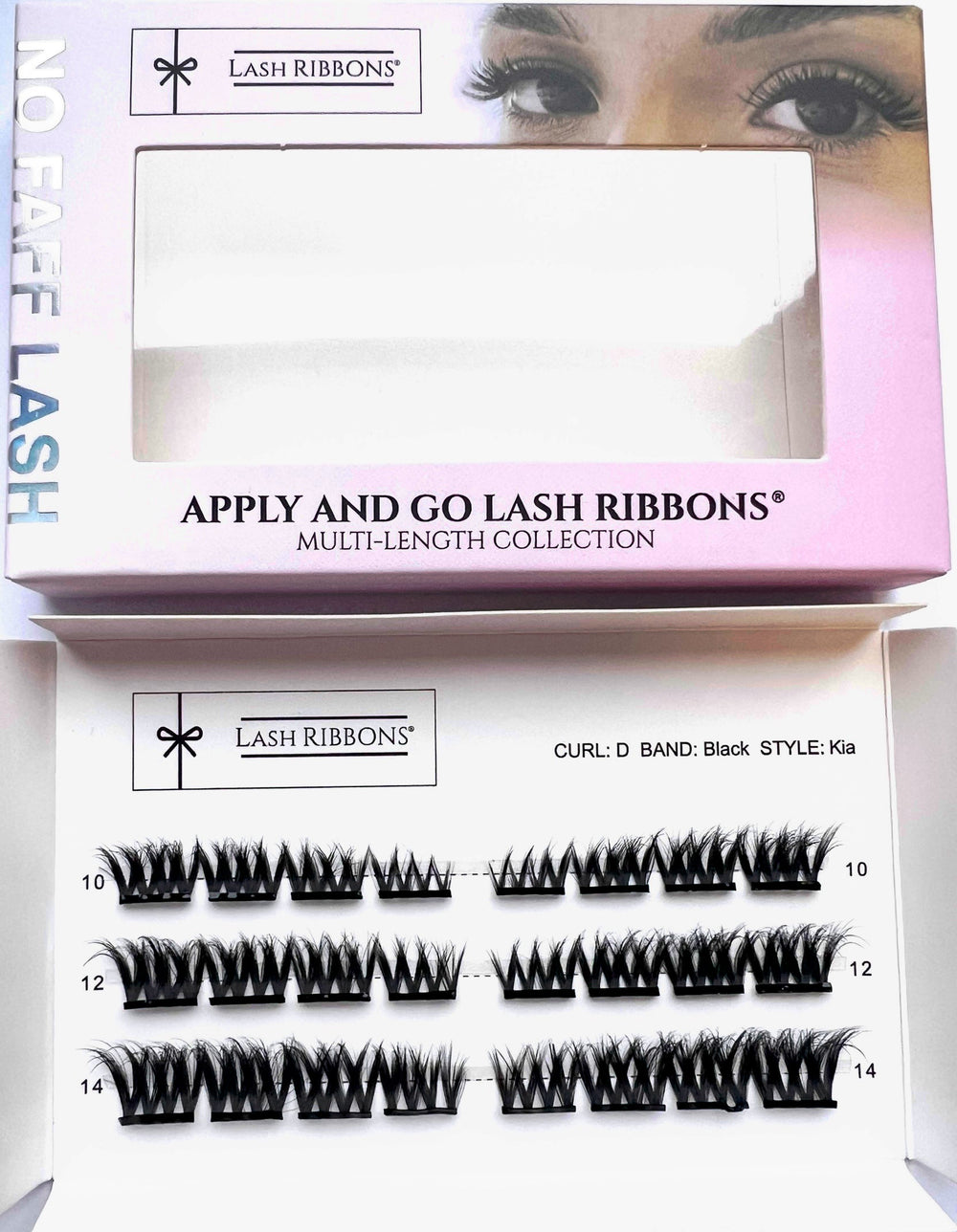 Self Adhesive Eyelashes - No Faff Lash - Kia Cat Eye Collection