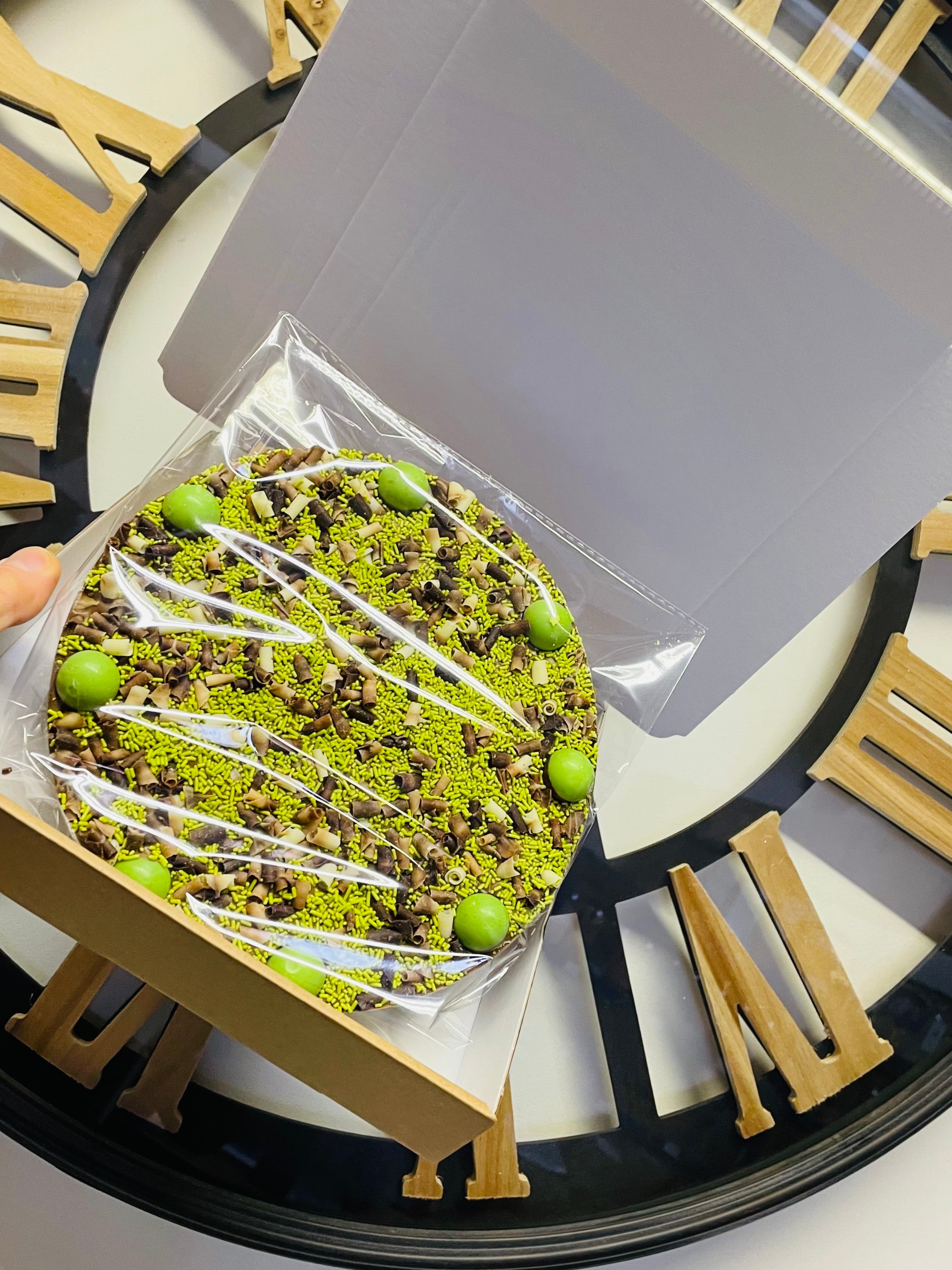 Choc Mint Milk Chocolate Pizza