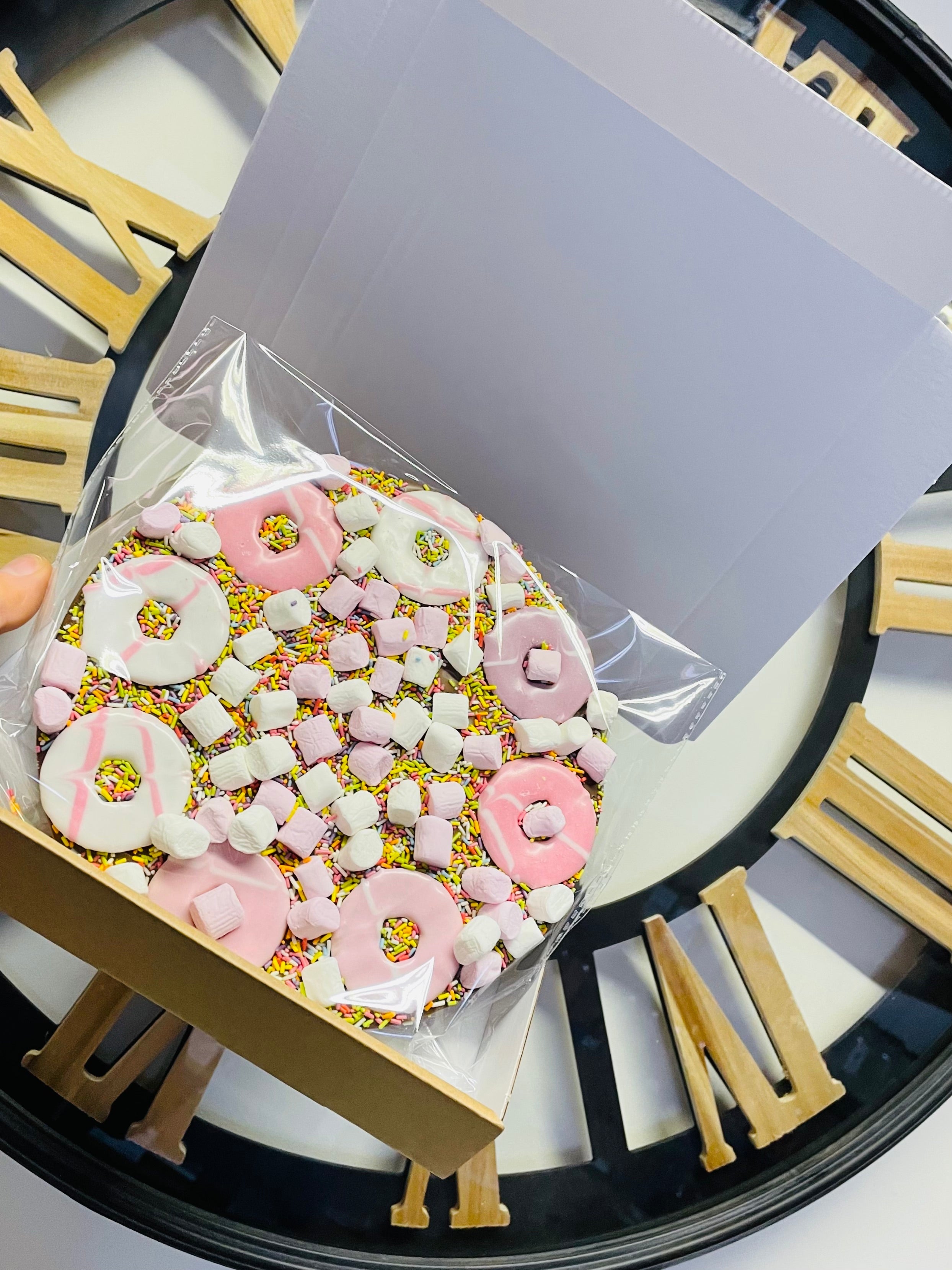 Funfetti Milk Chocolate Pizza