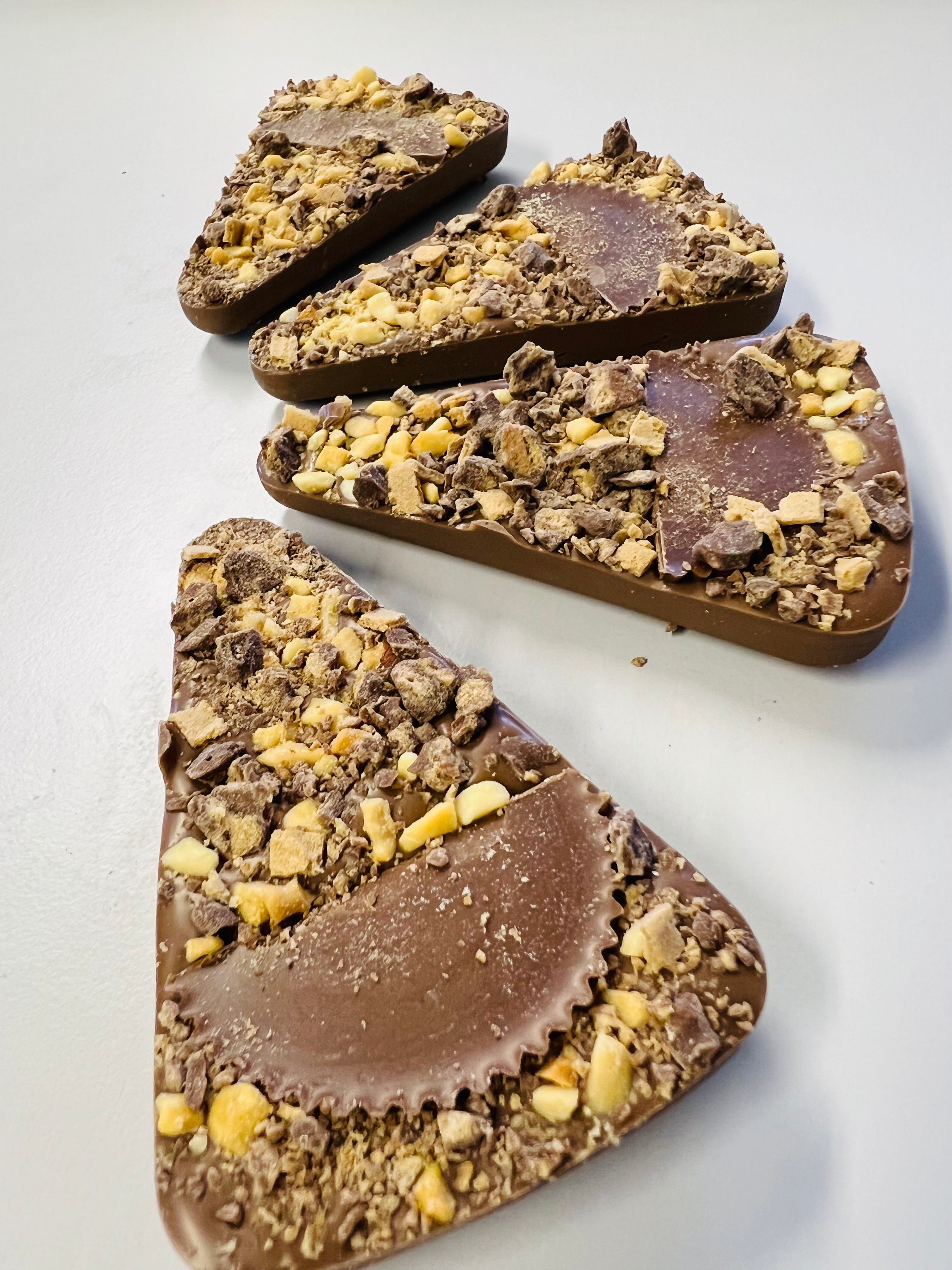 Peanut Crunch & Milk Chocolate Pizza Slice