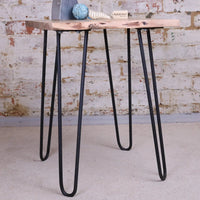 Kalan Live Edge Acacia Wood Side Table