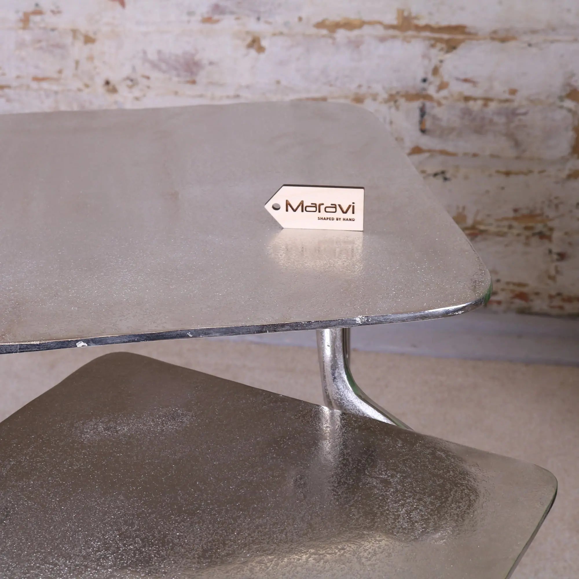 Sabna Set of 2 Metal Square Side Tables