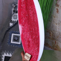 Paluru Fuchsia Pink Decorative Bowl - Artistic Centrepiece for Your Home