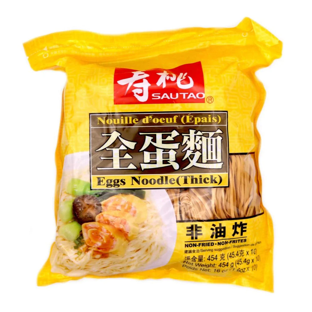 SAUTAO Eggs Noodles Thick 454g