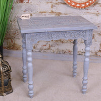 Erki Mango Wood Rectangular Side Table
