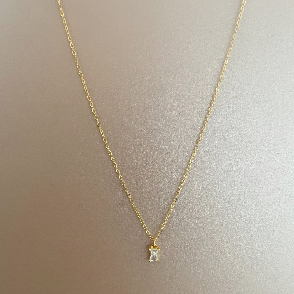 Emily Luxe Sterling Silver Plated Necklace