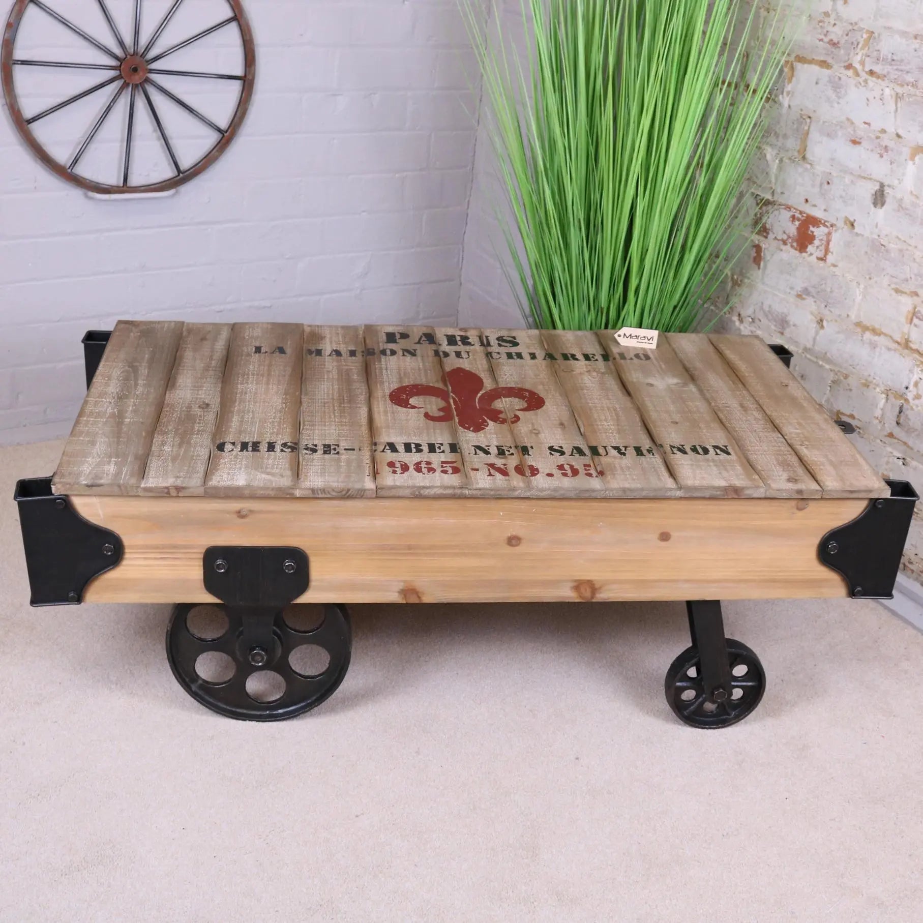 Sonala Rustic Railway Coffee Table