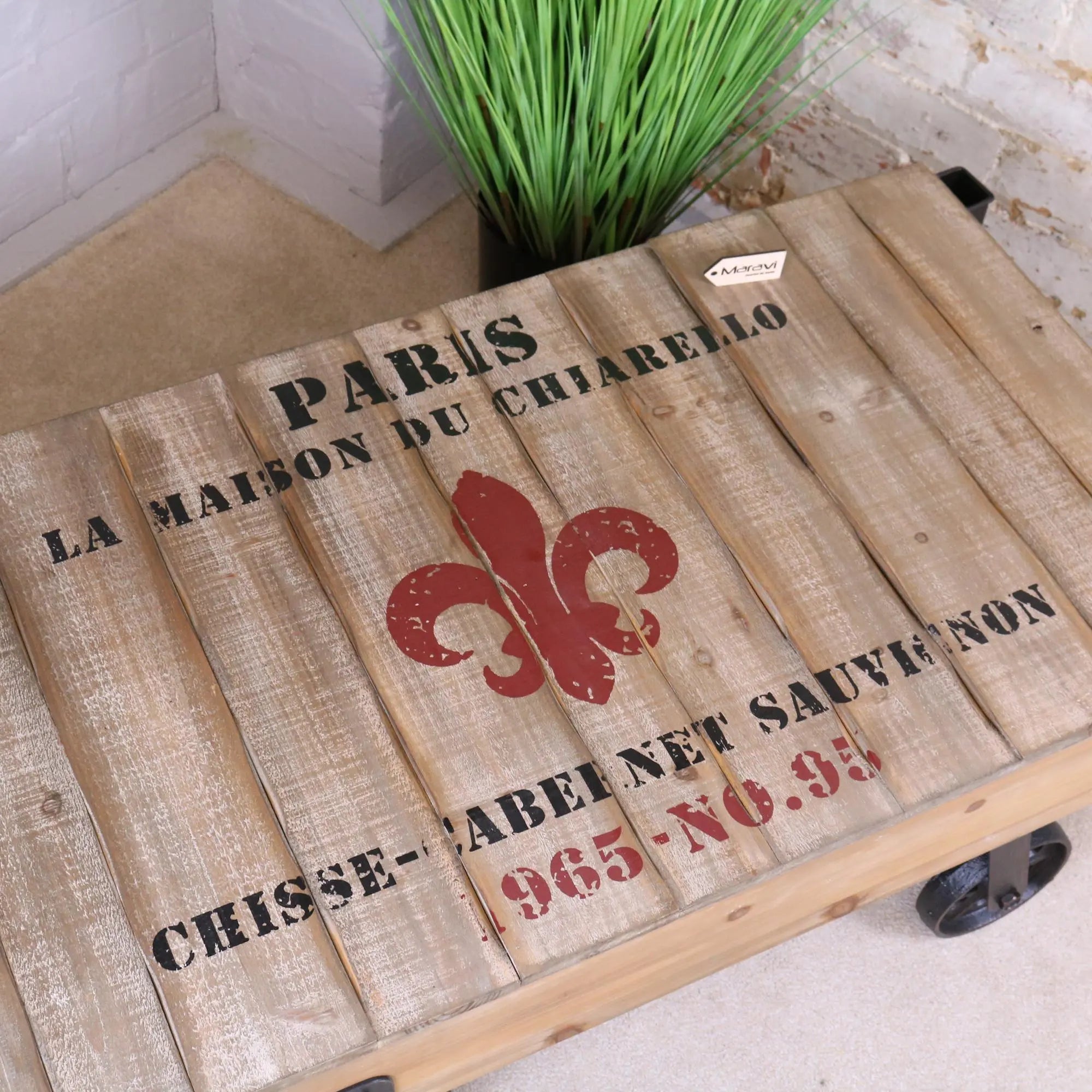 Sonala Rustic Railway Coffee Table