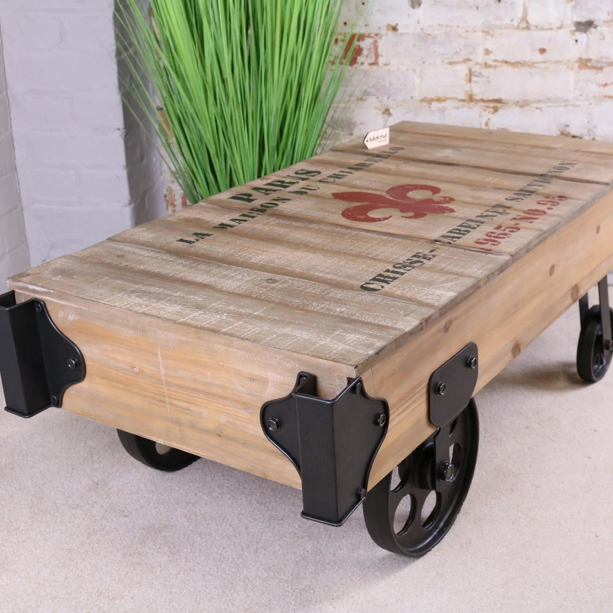 Sonala Rustic Railway Coffee Table