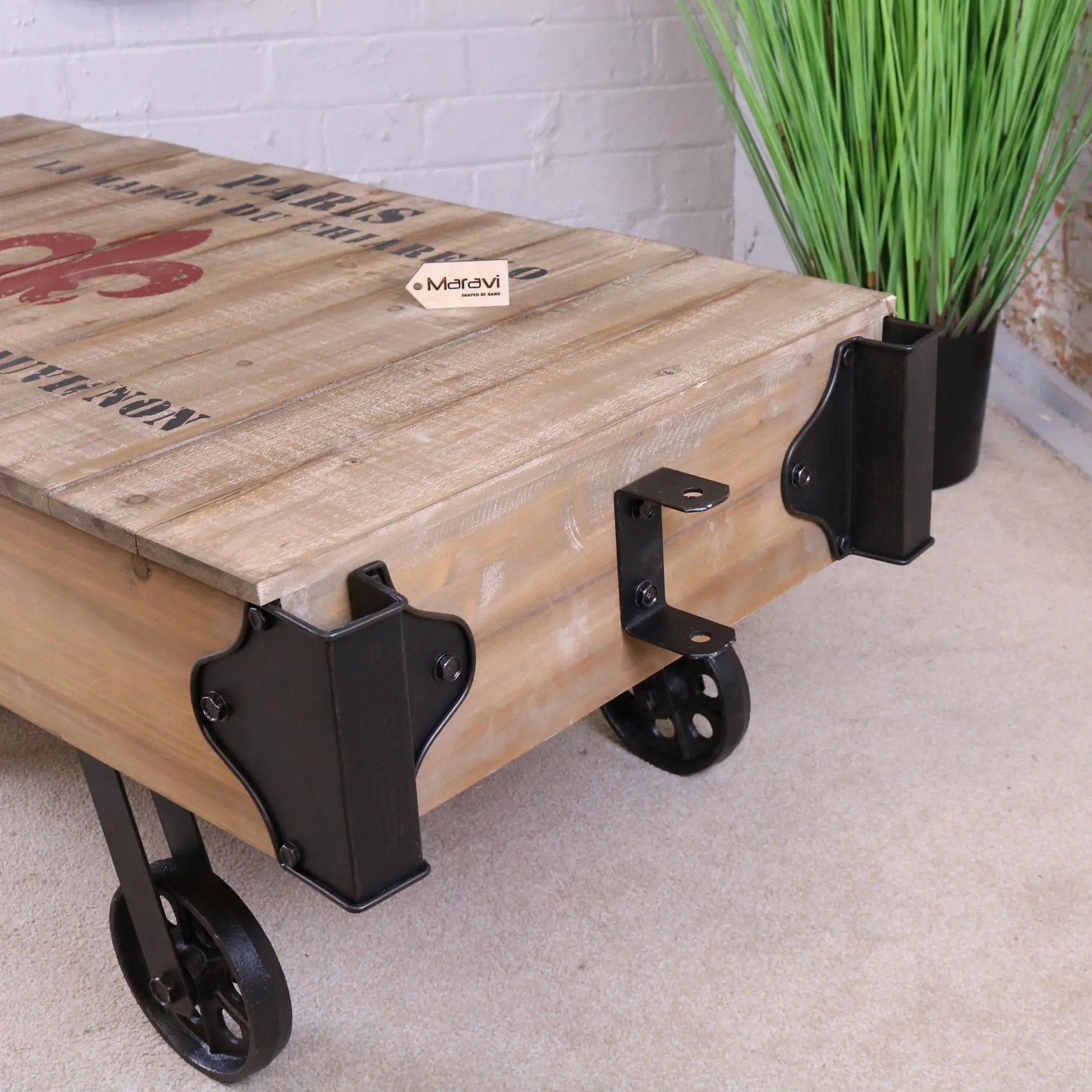 Sonala Rustic Railway Coffee Table