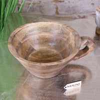 Baddo Mug-Shaped Wooden Bowl with Handle - Eco-Friendly Kitchen Accessory