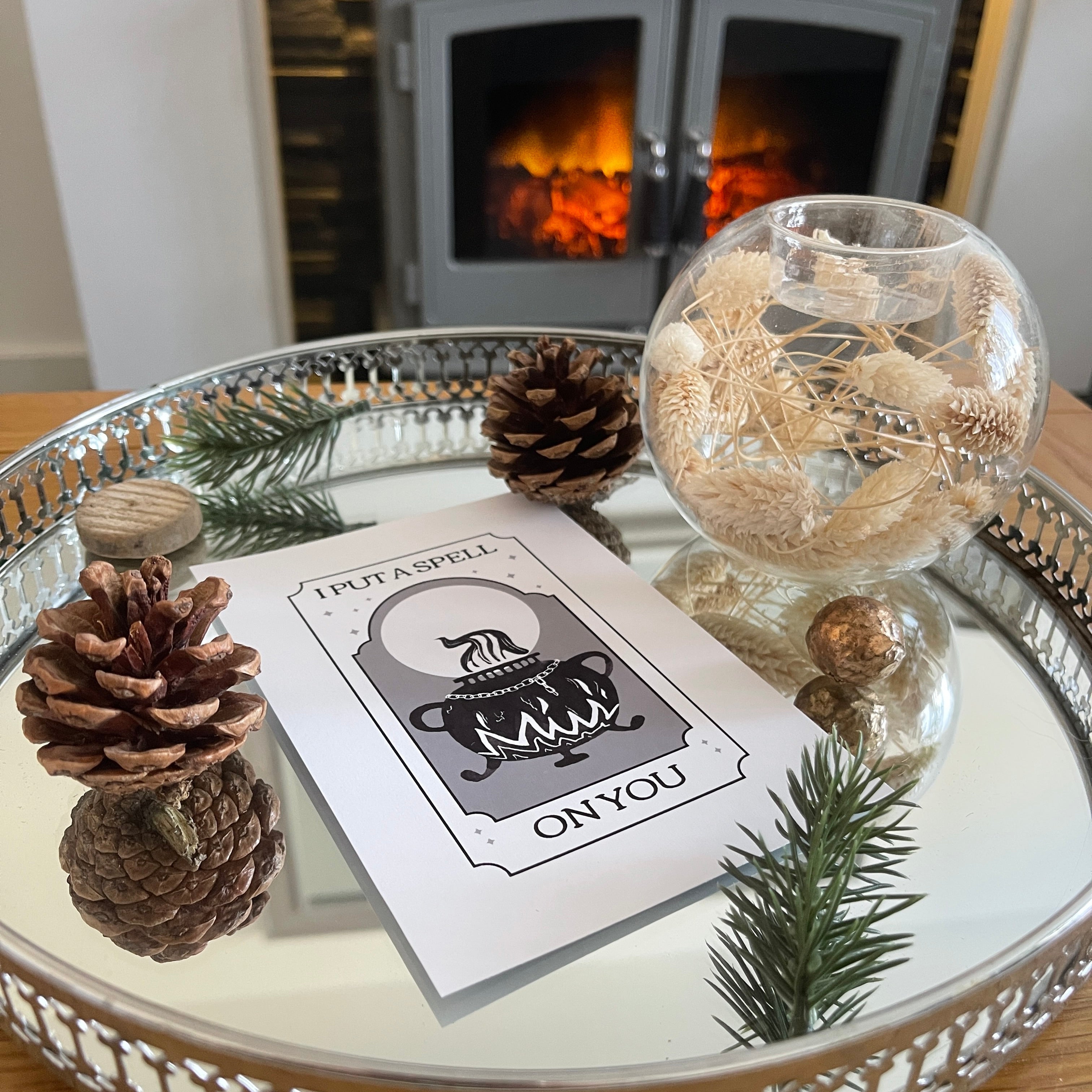 I Put A Spell On You Halloween Seasonal Wall Home Decor Print