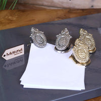 Opulent Georgian Design Paper Clip Duo - Luxury Office Accessories