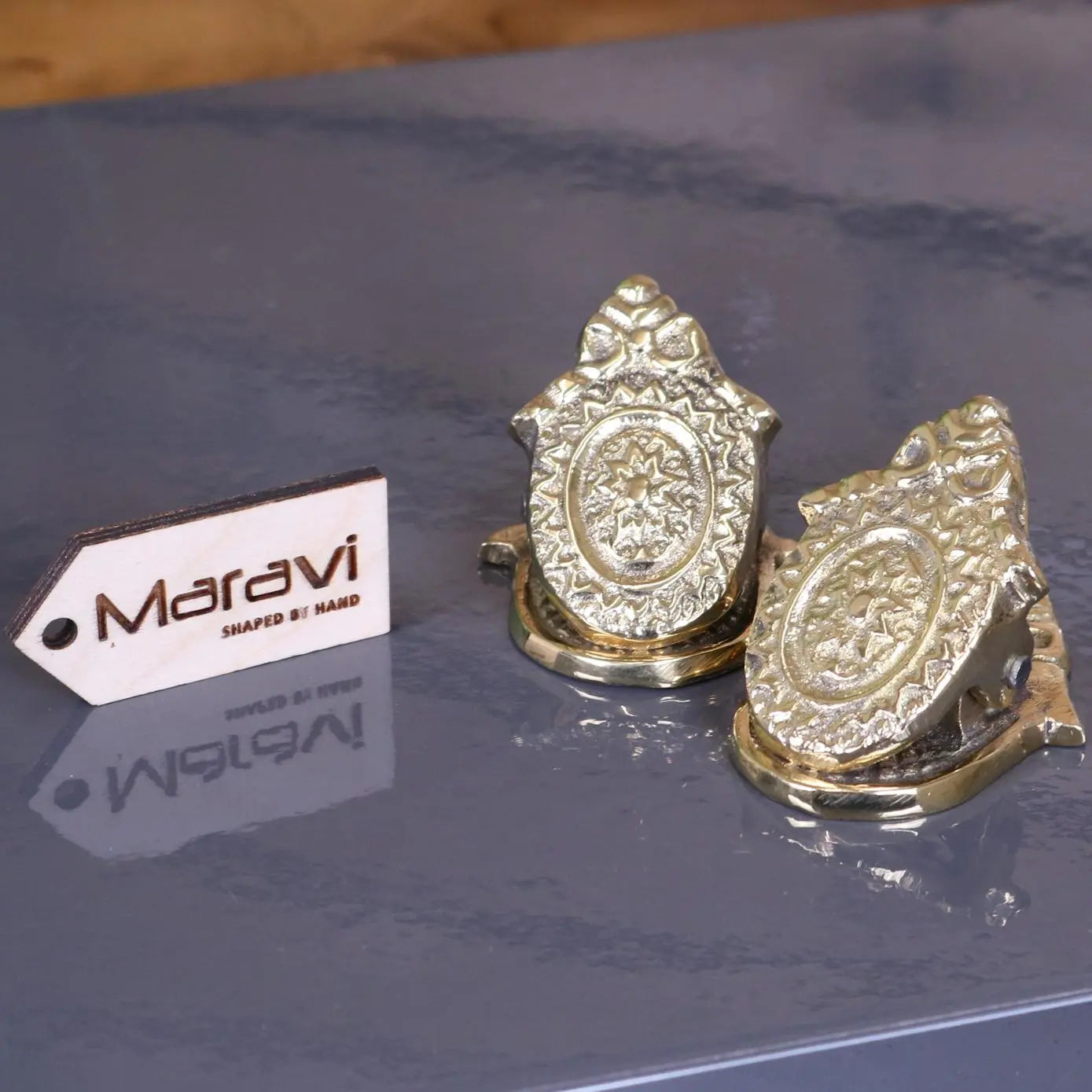 Opulent Georgian Design Paper Clip Duo - Luxury Office Accessories