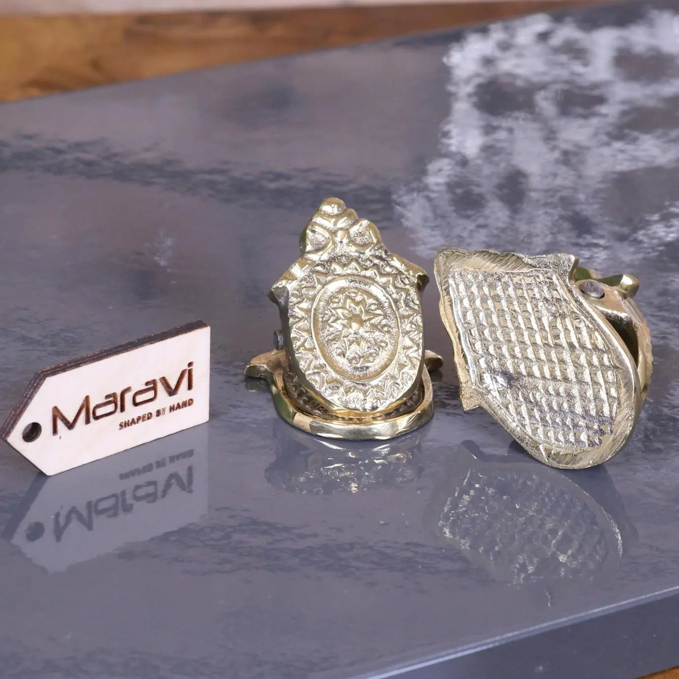 Opulent Georgian Design Paper Clip Duo - Luxury Office Accessories