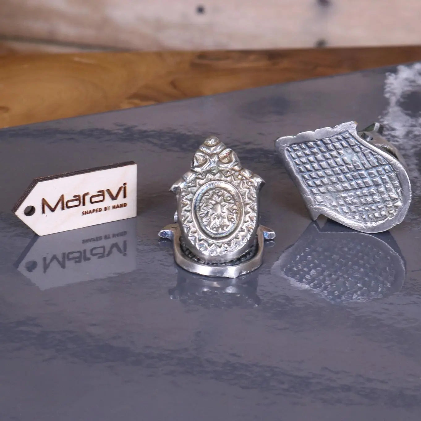 Opulent Georgian Design Paper Clip Duo - Luxury Office Accessories