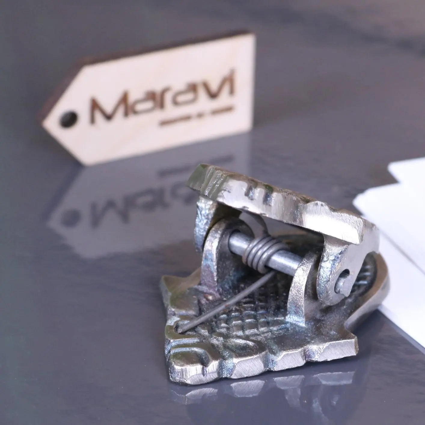 Opulent Georgian Design Paper Clip Duo - Luxury Office Accessories