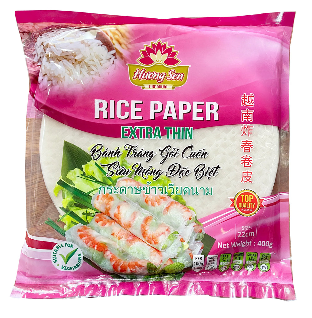 HUONG SEN Rice Paper Extra Thin 22cm 400g