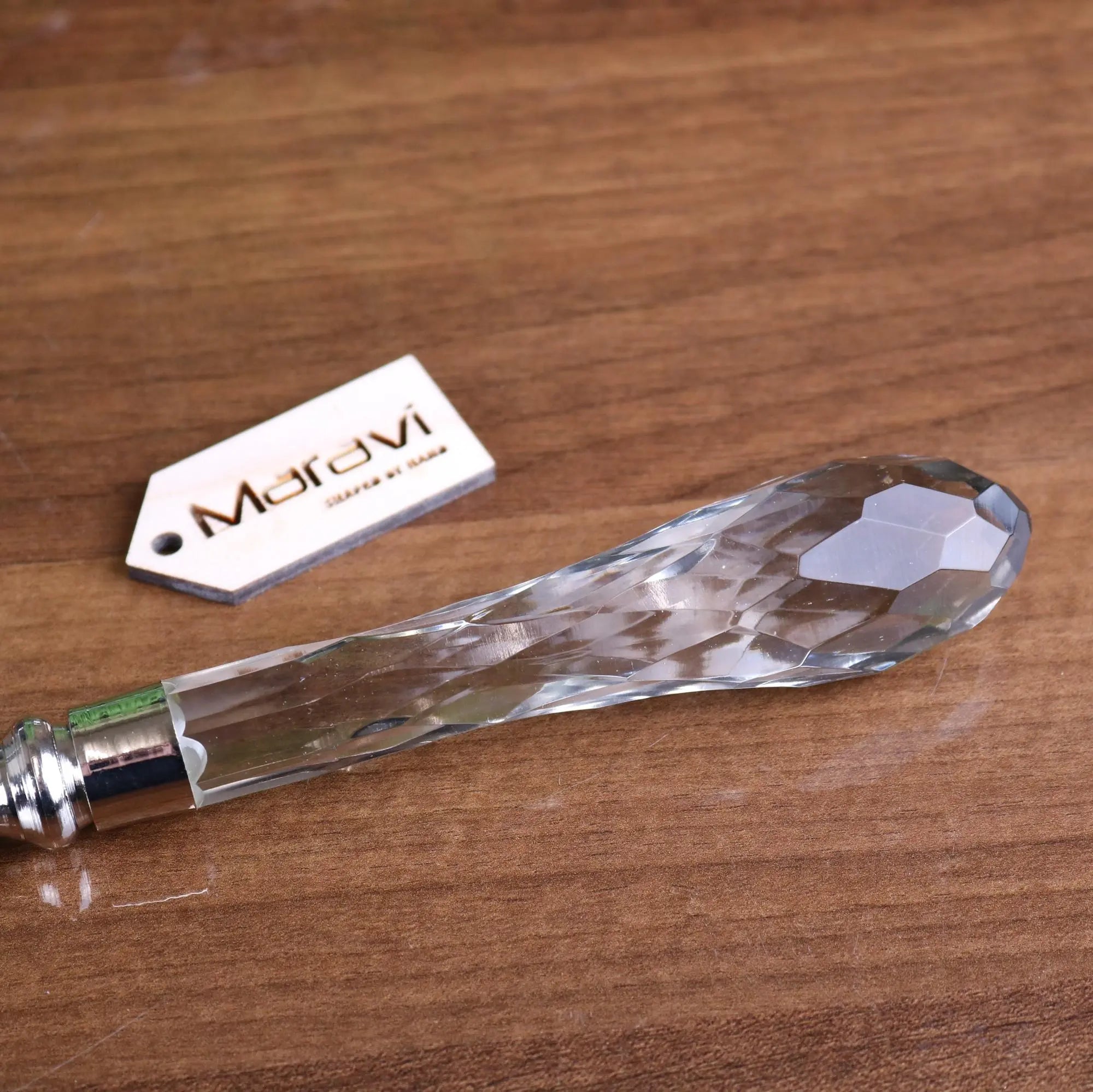 Tepun Glass Diamond Magnifying Glass and Letter Opener Set