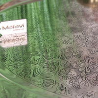 Jadida 80cm Moroccan Tray Table - Stunning Round Side Table for Home and Garden