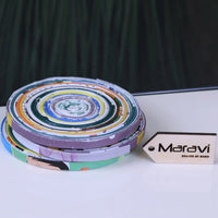 Kauli Set of 3 Recycled Coasters Magazine Paper