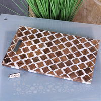 Ouzoud Moroccan Artisan Serving Platter in Mango Wood and Resin