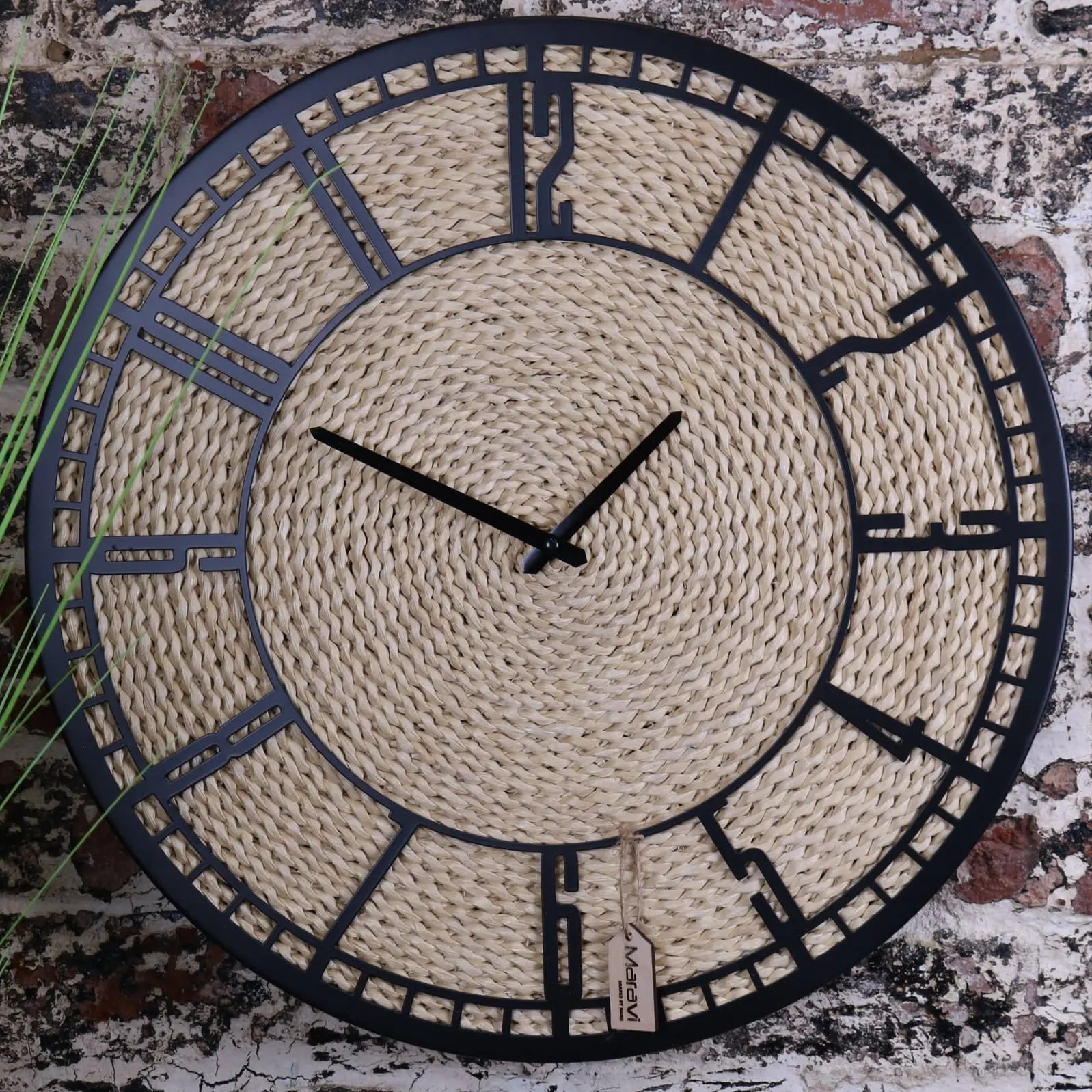 Malada Husk Unusual Wall Clock 50cm 2 Colours