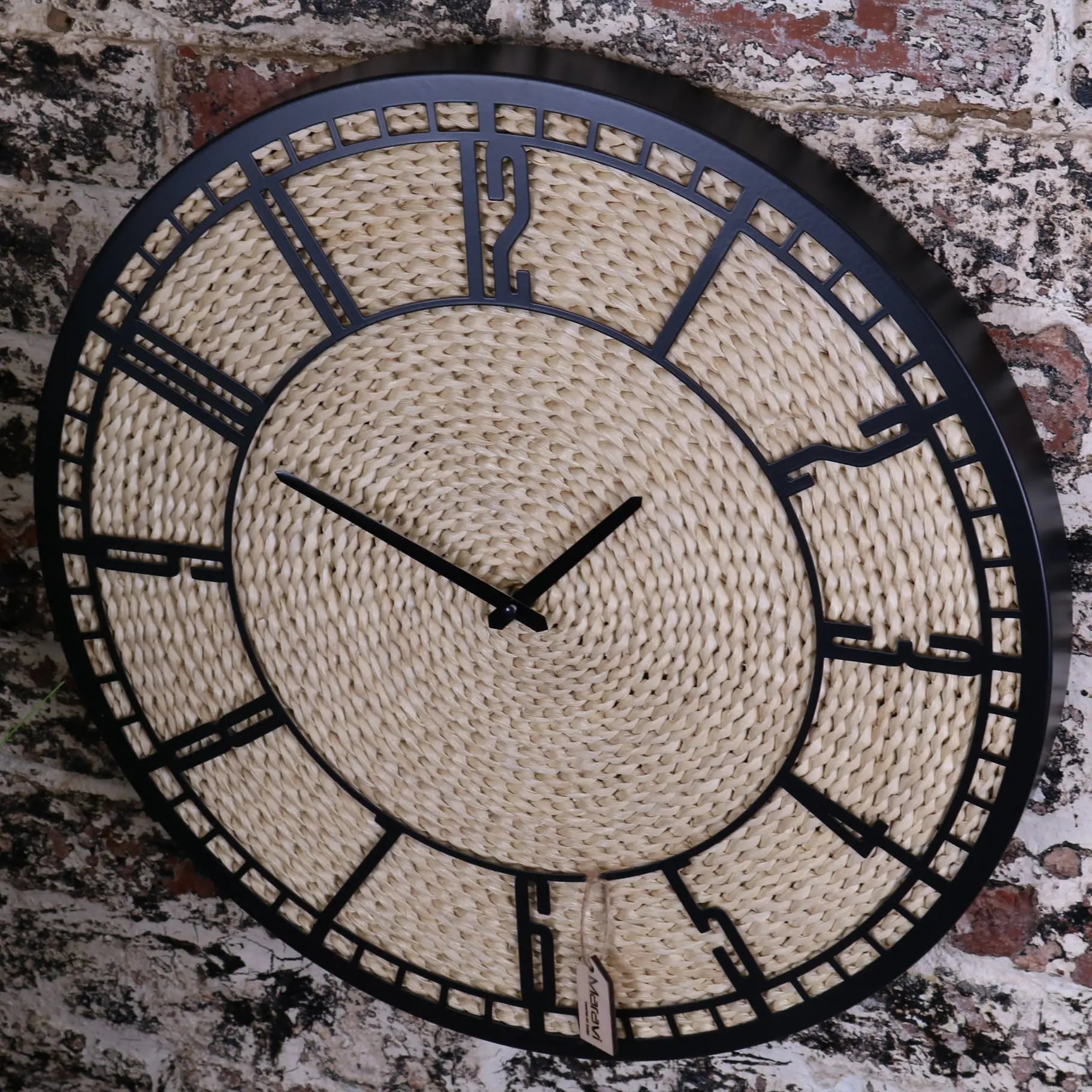 Malada Husk Unusual Wall Clock 50cm 2 Colours