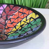 Dubdi Mosaic Bowl Rainbow Curve Design