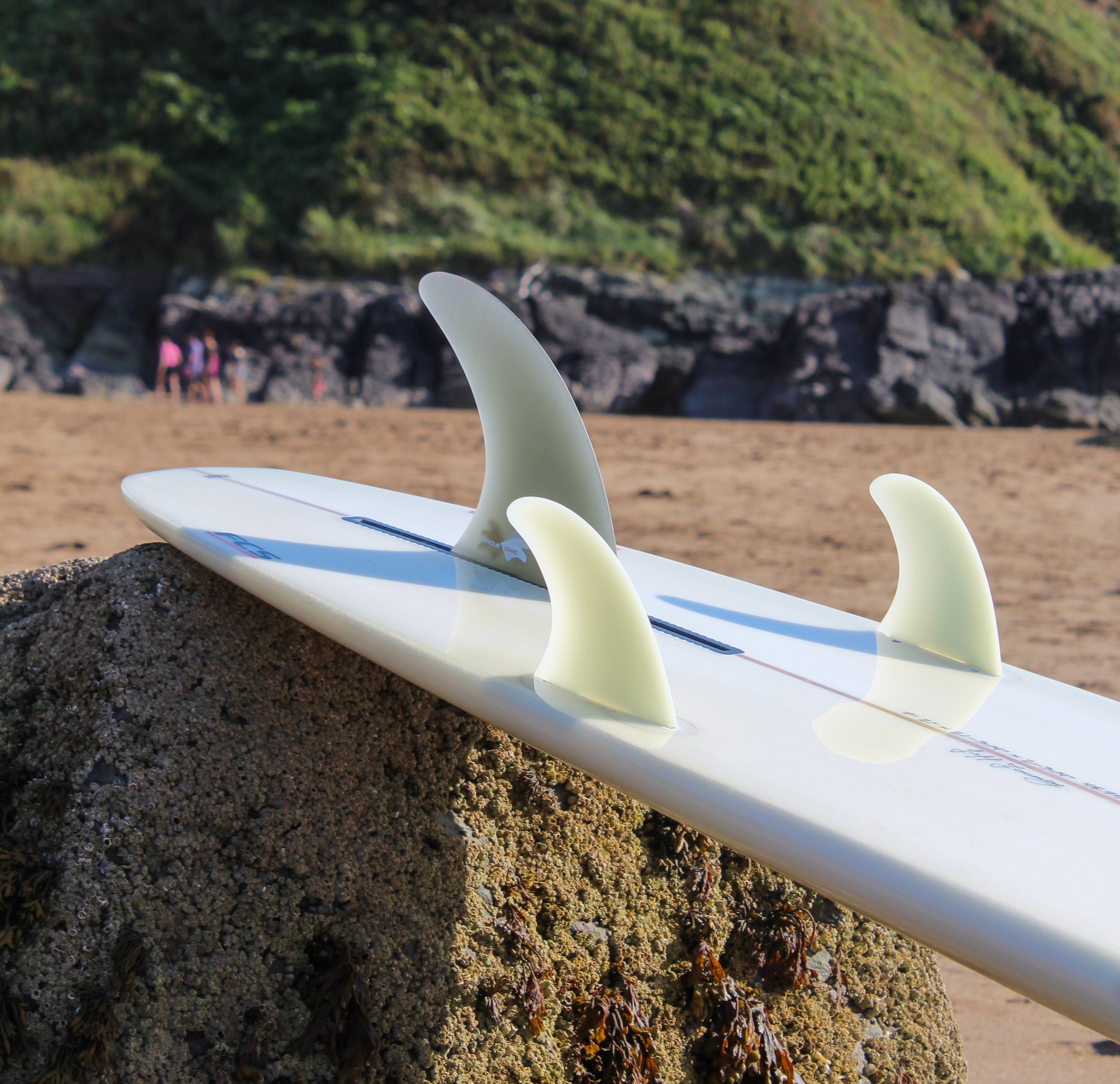 8ft Southern Swells Round Tail Clear Epoxy Finish (FINS Included)
