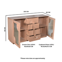 Jodhpur Solid Wooden Extra Large Sideboard