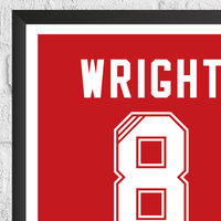 Ian Wright Legend Stats Print