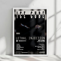 Ice Cube "Lethal Injection" Album Cover Poster - with Complete Tracklist