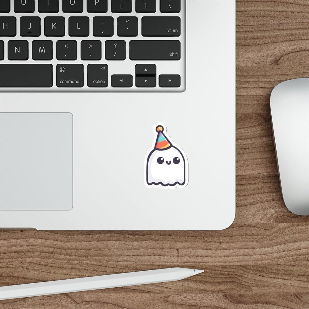 Party Ghost Sticker – Cute Halloween Ghost with Hat