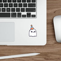 Party Ghost Sticker – Cute Halloween Ghost with Hat