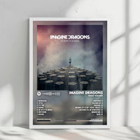 Imagine Dragons "Night Visions  " Album Cover Poster - with Complete Tracklist
