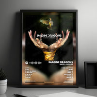 Imagine Dragons "Smoke + Mirrors  " Album Cover Poster - with Complete Tracklist
