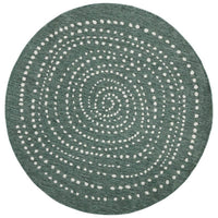 Indoor Outdoor Bali Reversible Round Rug