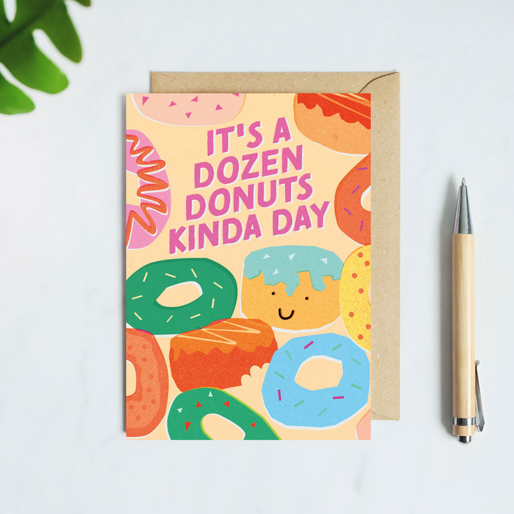 It's A Dozen Donuts Birthday Card